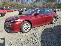 Salvage cars for sale from Copart Waldorf, MD: 2020 Toyota Camry LE