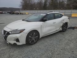 Nissan Maxima SL salvage cars for sale: 2020 Nissan Maxima SL