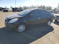 Nissan salvage cars for sale: 2012 Nissan Versa S