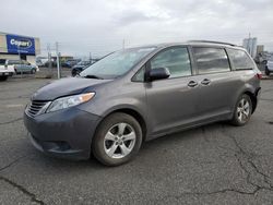 Salvage cars for sale from Copart Pasco, WA: 2017 Toyota Sienna LE