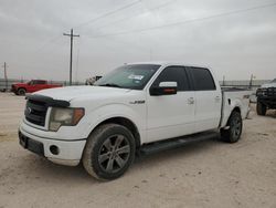 Salvage cars for sale from Copart Andrews, TX: 2013 Ford F150 Supercrew