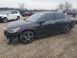 Honda Accord Sport salvage cars for sale: 2016 Honda Accord Sport