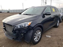 Salvage cars for sale at Elgin, IL auction: 2017 KIA Sorento LX