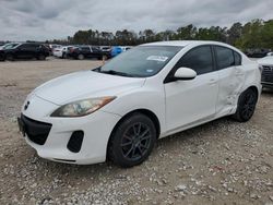 Salvage cars for sale at Houston, TX auction: 2013 Mazda 3 I