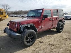 Salvage cars for sale from Copart Des Moines, IA: 2012 Jeep Wrangler Unlimited Sport