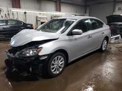 Salvage cars for sale from Copart Elgin, IL: 2019 Nissan Sentra S