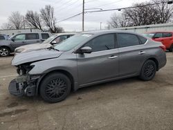 Salvage cars for sale at Moraine, OH auction: 2017 Nissan Sentra S