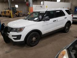 Salvage cars for sale from Copart Blaine, MN: 2017 Ford Explorer Police Interceptor