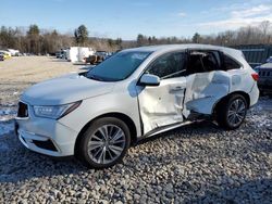 Salvage cars for sale from Copart Candia, NH: 2017 Acura MDX Technology