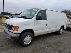 Salvage trucks for sale at East Granby, CT auction: 2007 Ford Econoline E150 Van