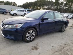 Honda Accord LX salvage cars for sale: 2015 Honda Accord LX