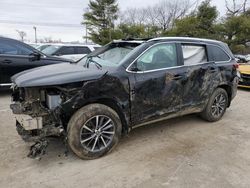 Toyota salvage cars for sale: 2019 Toyota Highlander SE