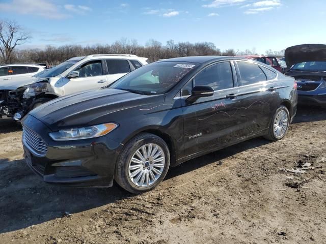 2013 Ford Fusion SE Hybrid