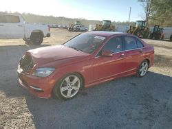 Salvage cars for sale at Harleyville, SC auction: 2011 Mercedes-Benz C 300 4matic