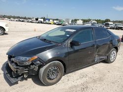 Vehiculos salvage en venta de Copart Houston, TX: 2019 Toyota Corolla L