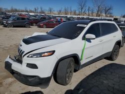 Salvage cars for sale at Bridgeton, MO auction: 2017 Jeep Cherokee Latitude