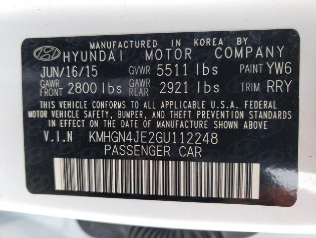 2016 Hyundai Genesis 3.8L