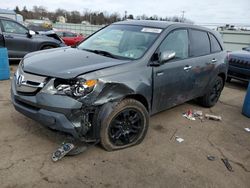 Salvage cars for sale at Pennsburg, PA auction: 2007 Acura MDX Technology