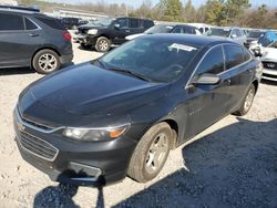 Chevrolet salvage cars for sale: 2018 Chevrolet Malibu LS