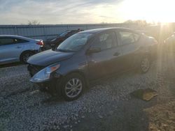 Salvage cars for sale at Kansas City, KS auction: 2016 Nissan Versa S
