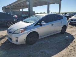 Salvage cars for sale at West Palm Beach, FL auction: 2011 Toyota Prius
