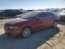 Chevrolet salvage cars for sale: 2017 Chevrolet Malibu LT