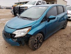 Salvage cars for sale from Copart Temple, TX: 2016 Nissan Versa Note S