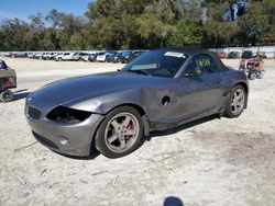 Salvage cars for sale at Ocala, FL auction: 2003 BMW Z4 2.5