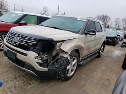 Ford Explorer salvage cars for sale: 2017 Ford Explorer XLT