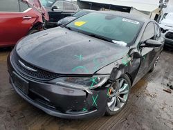 Salvage cars for sale from Copart Brighton, CO: 2015 Chrysler 200 S