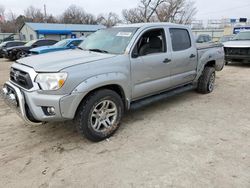 Salvage cars for sale from Copart Wichita, KS: 2014 Toyota Tacoma Double Cab