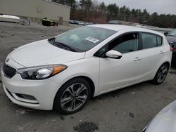 Salvage cars for sale at Exeter, RI auction: 2016 KIA Forte EX