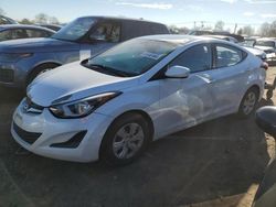 Salvage cars for sale at Hillsborough, NJ auction: 2016 Hyundai Elantra SE