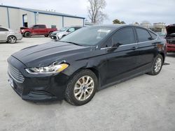 Salvage cars for sale at Tulsa, OK auction: 2015 Ford Fusion S