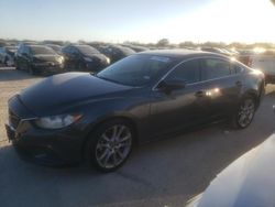 Salvage cars for sale at San Antonio, TX auction: 2016 Mazda 6 Touring