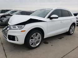 Salvage cars for sale at Grand Prairie, TX auction: 2018 Audi Q5 Premium Plus