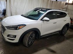 Salvage cars for sale at Ebensburg, PA auction: 2020 Hyundai Tucson Limited