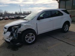 Salvage cars for sale at Fort Wayne, IN auction: 2012 Chevrolet Equinox LS