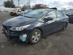 Salvage cars for sale from Copart New Britain, CT: 2016 Chevrolet Cruze LS