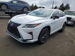 Salvage cars for sale from Copart Denver, CO: 2017 Lexus RX 350 Base
