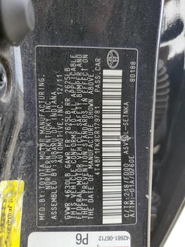 2012 Toyota Camry Base