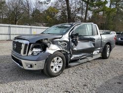 Salvage cars for sale at Greenwell Springs, LA auction: 2017 Nissan Titan SV