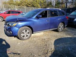 Salvage cars for sale from Copart Waldorf, MD: 2017 Nissan Pathfinder S