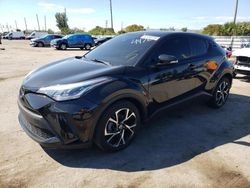 Toyota C-HR XLE salvage cars for sale: 2021 Toyota C-HR XLE