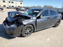 Salvage cars for sale at Wilmer, TX auction: 2023 Honda Civic Sport