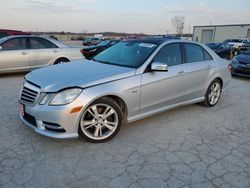 Salvage cars for sale from Copart Kansas City, KS: 2012 Mercedes-Benz E 350 4matic