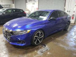 Salvage cars for sale from Copart Elgin, IL: 2022 Honda Accord Sport