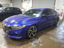 Honda salvage cars for sale: 2022 Honda Accord Sport