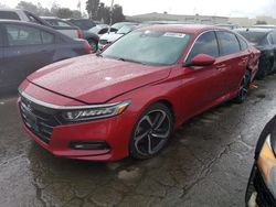 Salvage cars for sale from Copart Martinez, CA: 2018 Honda Accord Sport