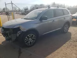 Salvage cars for sale at Chalfont, PA auction: 2018 Mitsubishi Outlander SE